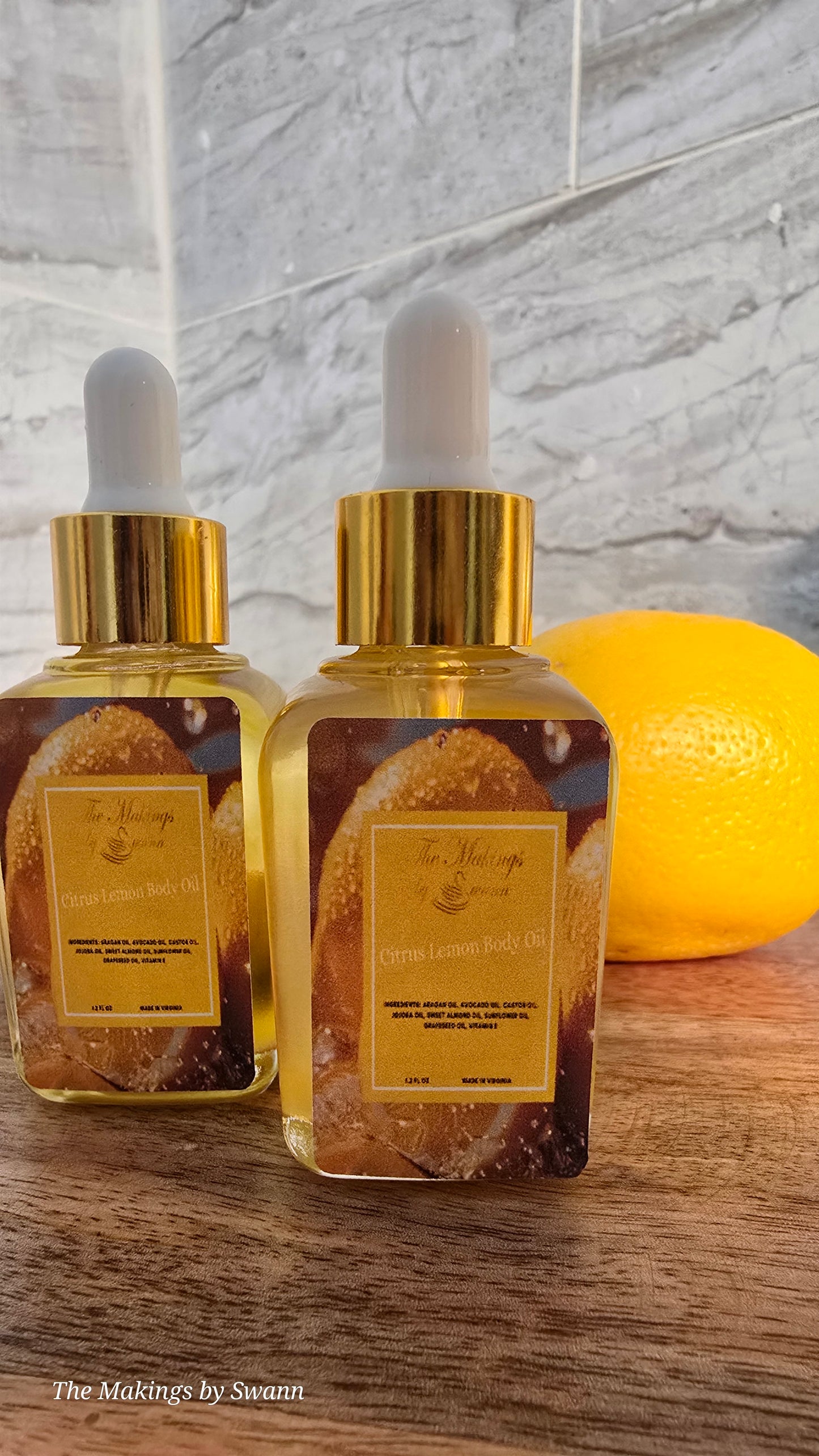 Citrus Lemon Body Oil 1 fl oz