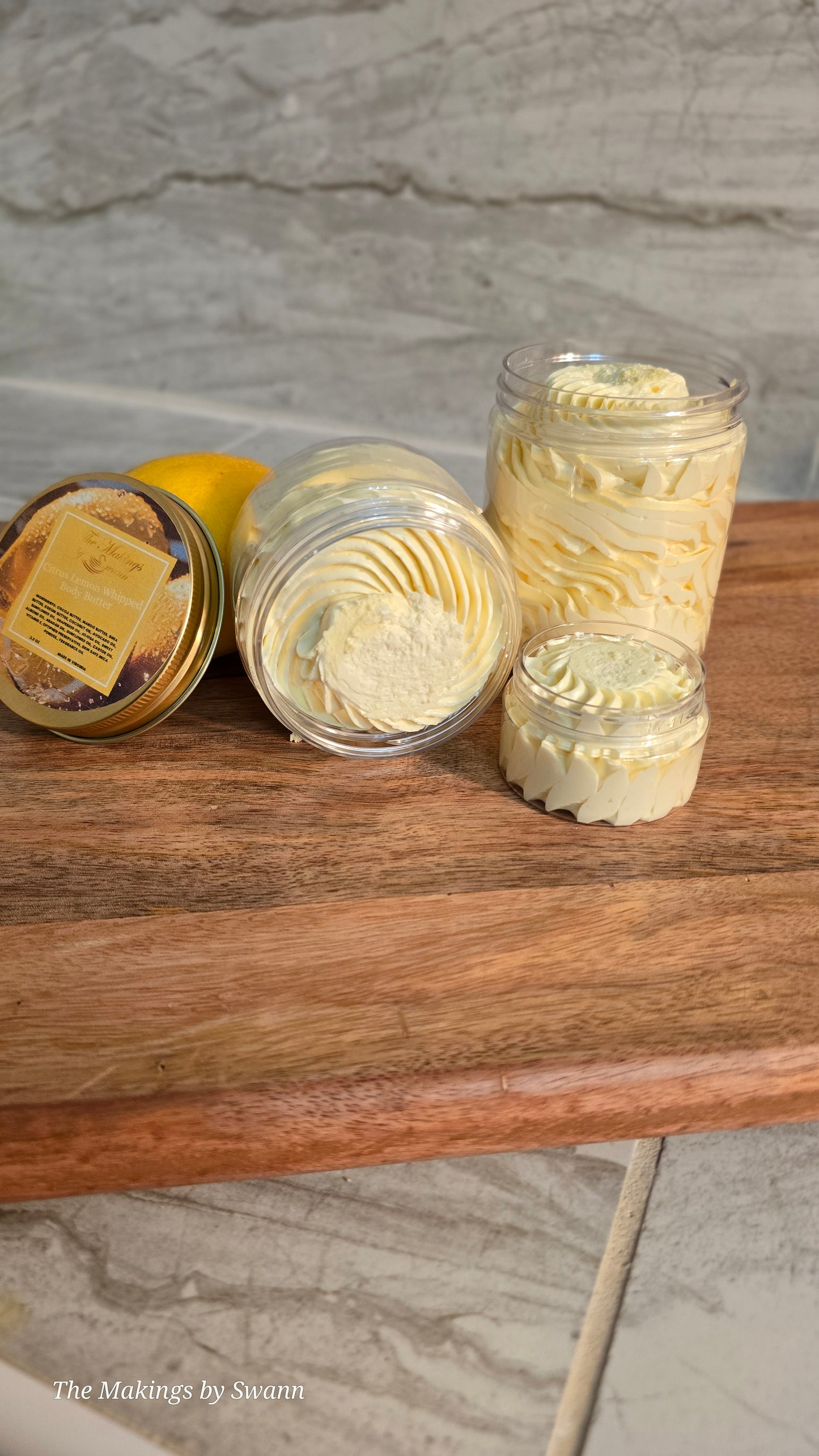 Citrus Lemon whipped body scrub 2.5 oz