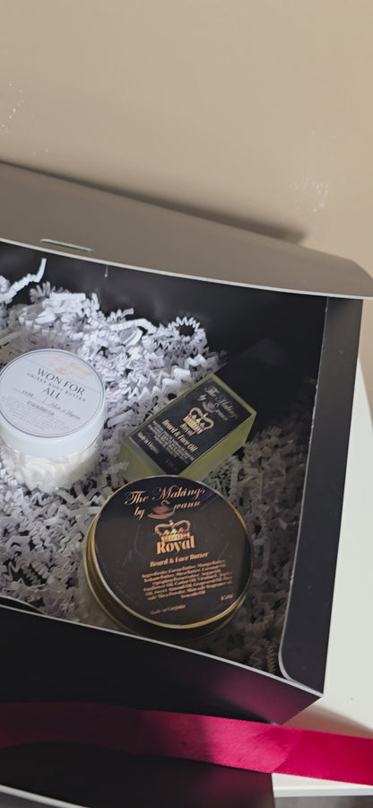 Men’s Luxury Gift Box (includes 2 oils, 2 balms, 1 unisex body butter)