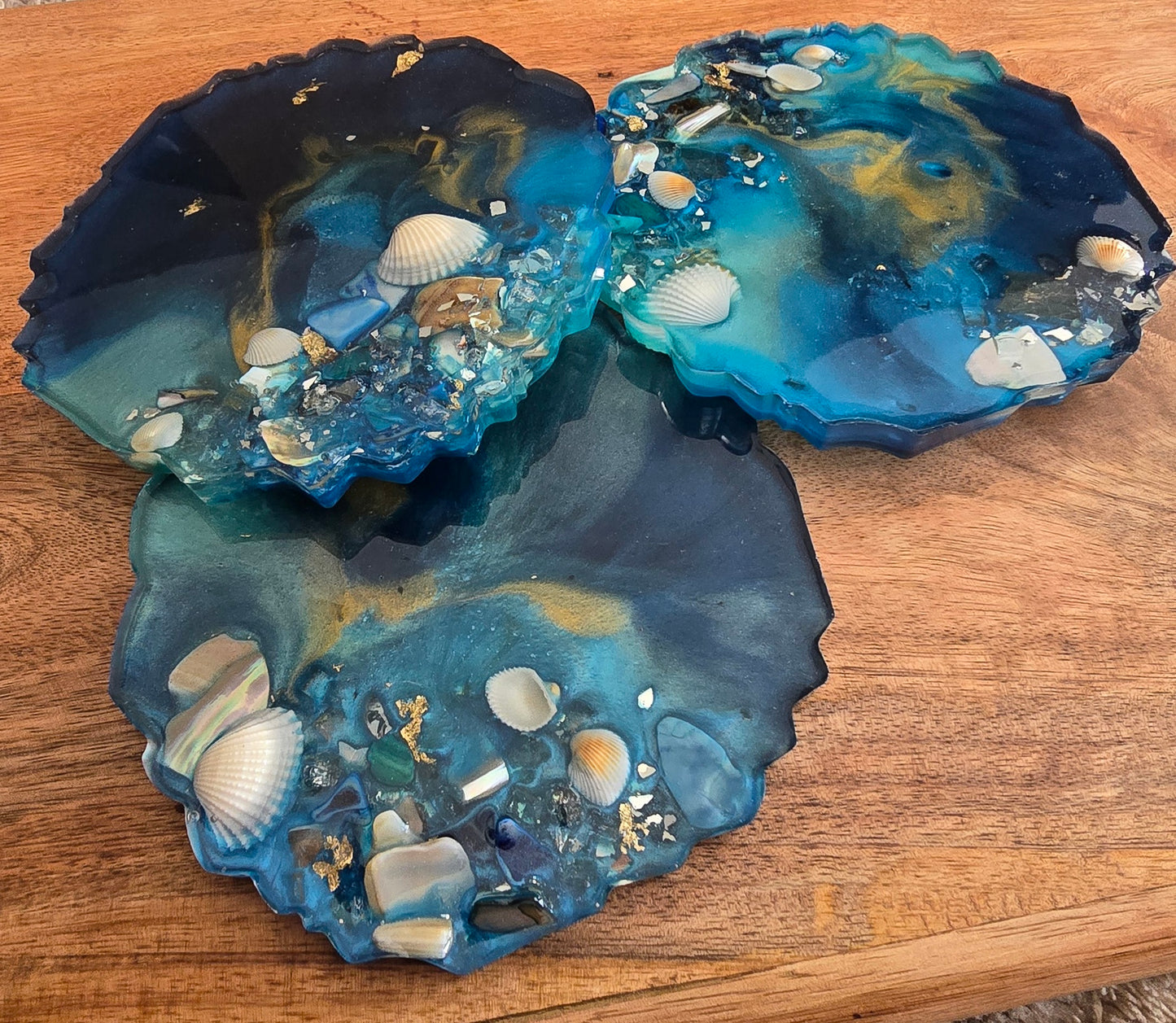 A Mermaid's Treasure (3 Acrylic Coasters)