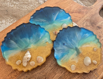 Ocean Themed Coasters (Set of 3)