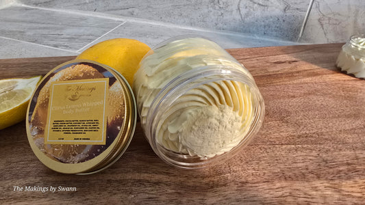 Citrus Lemon whipped body scrub 2.5 oz