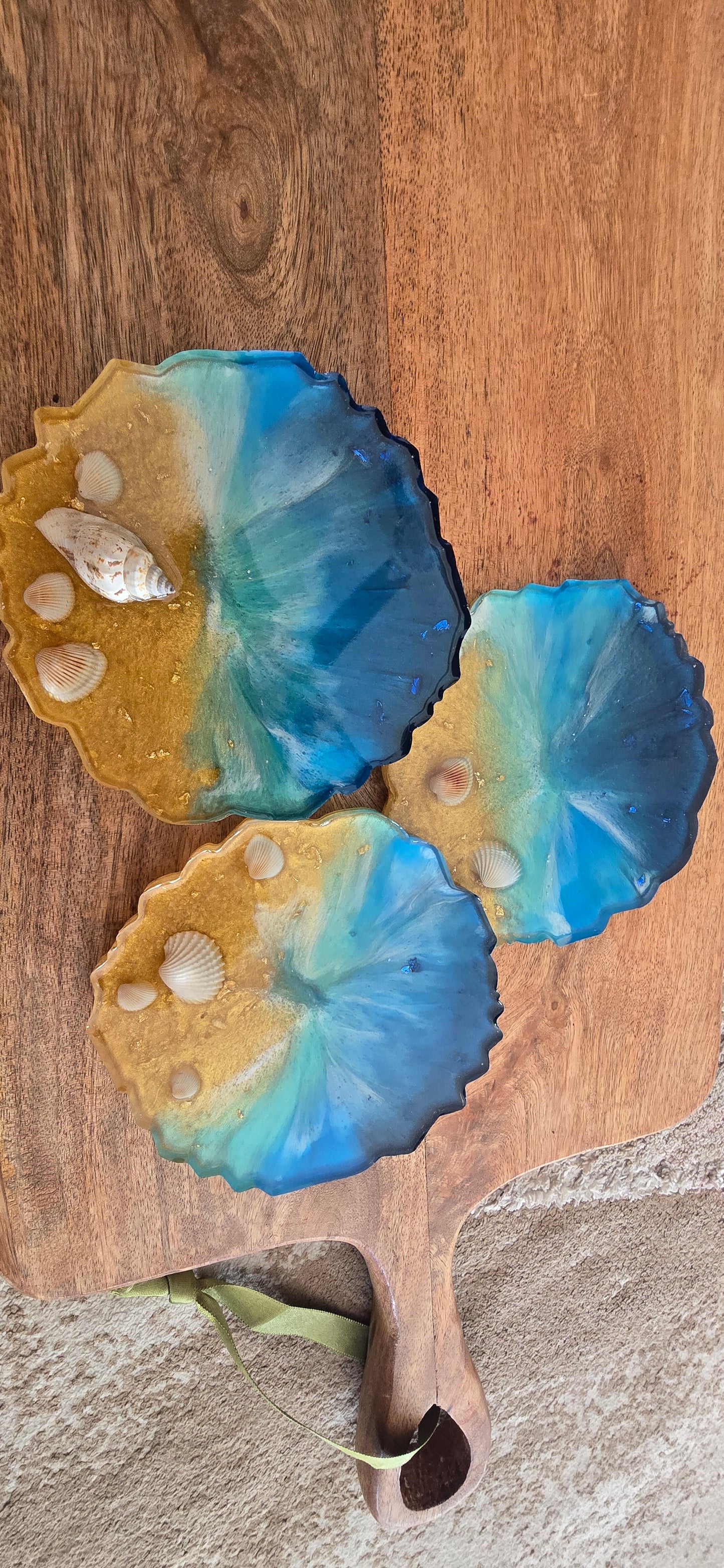 Ocean Themed Coasters (Set of 3)