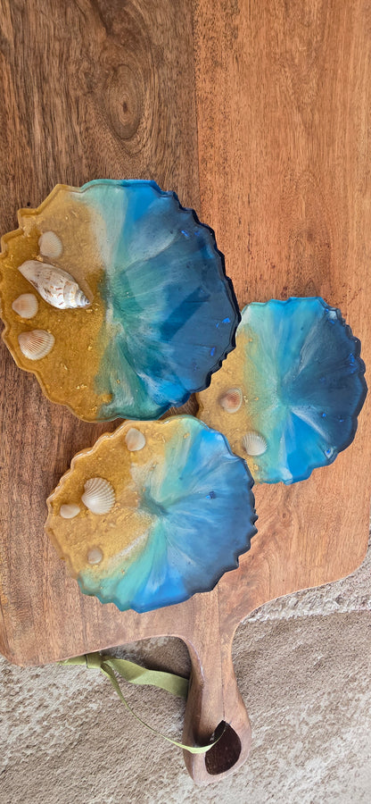 Ocean Themed Coasters (Set of 3)