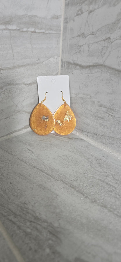 Gold Tear Drop earrings