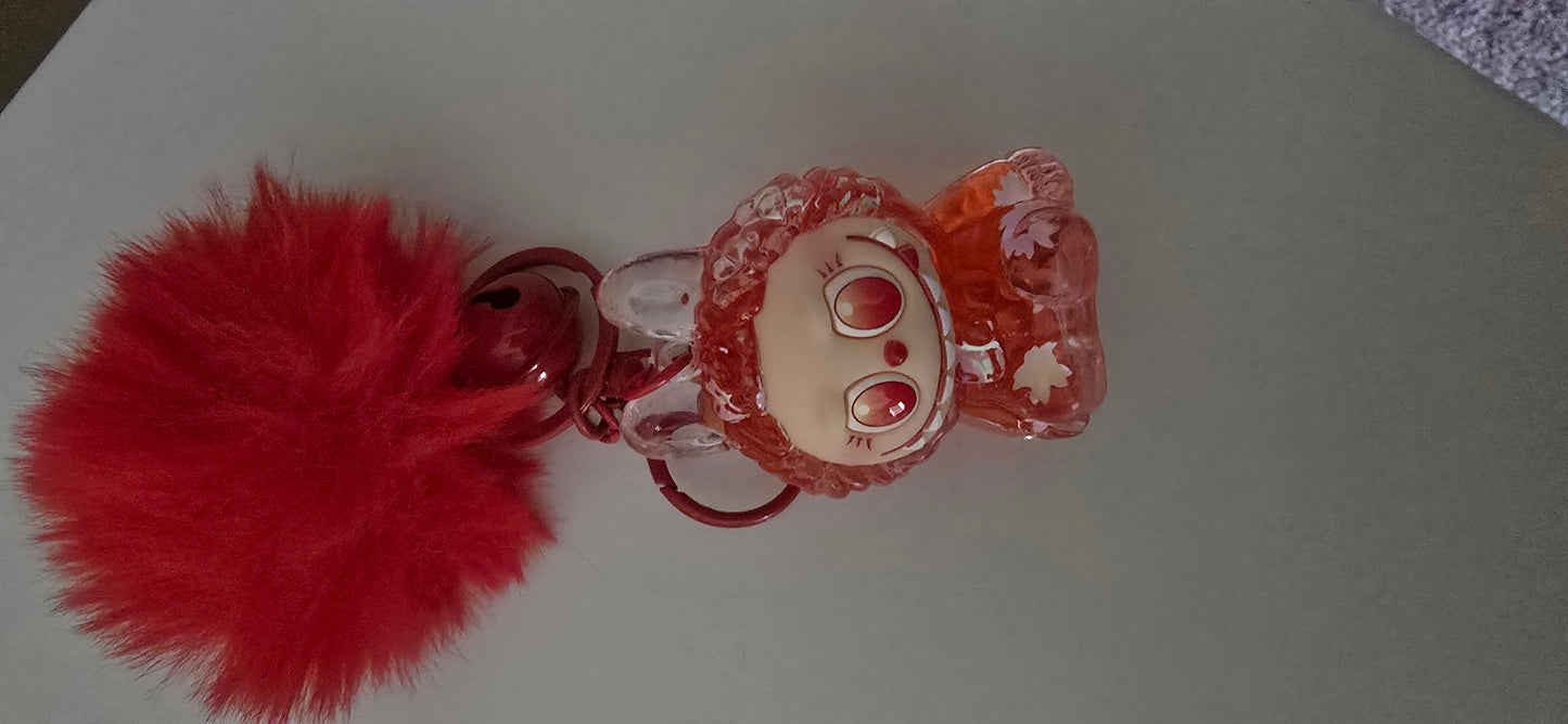 Red Little Monster Keychain