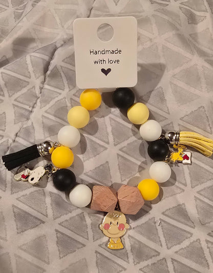 Cartoon Themed Bracelet/ Keychain holder
