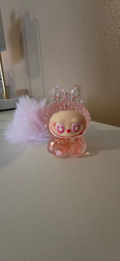 Pink Little Monster keychain