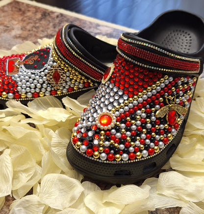 Croc Like shoes customized shoes (size 8/9)