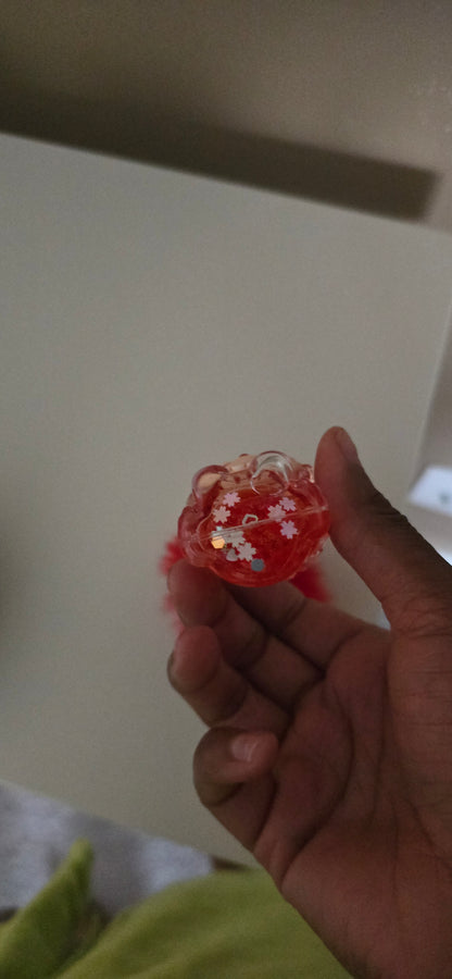 Red Little Monster Keychain