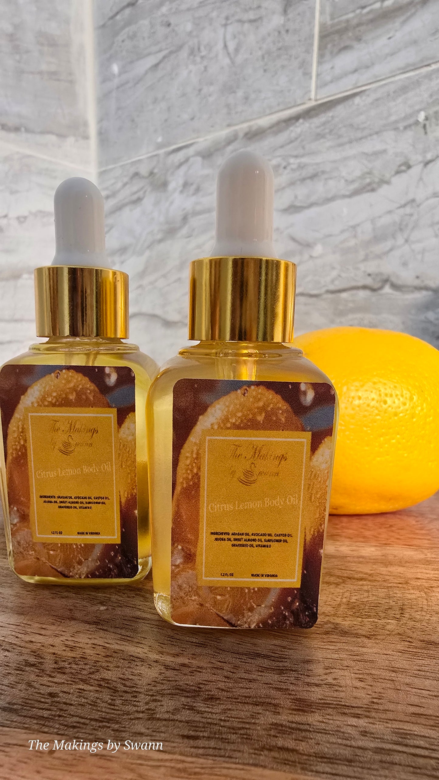 Citrus Lemon Body Oil 1.2 fl oz