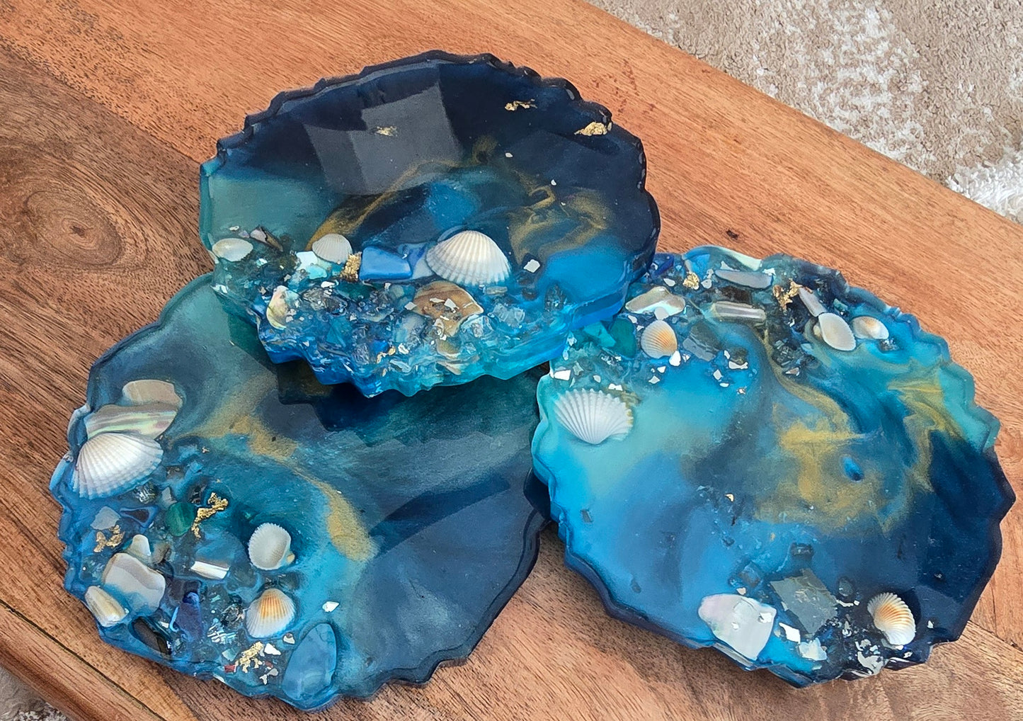 A Mermaid's Treasure (3 Acrylic Coasters)