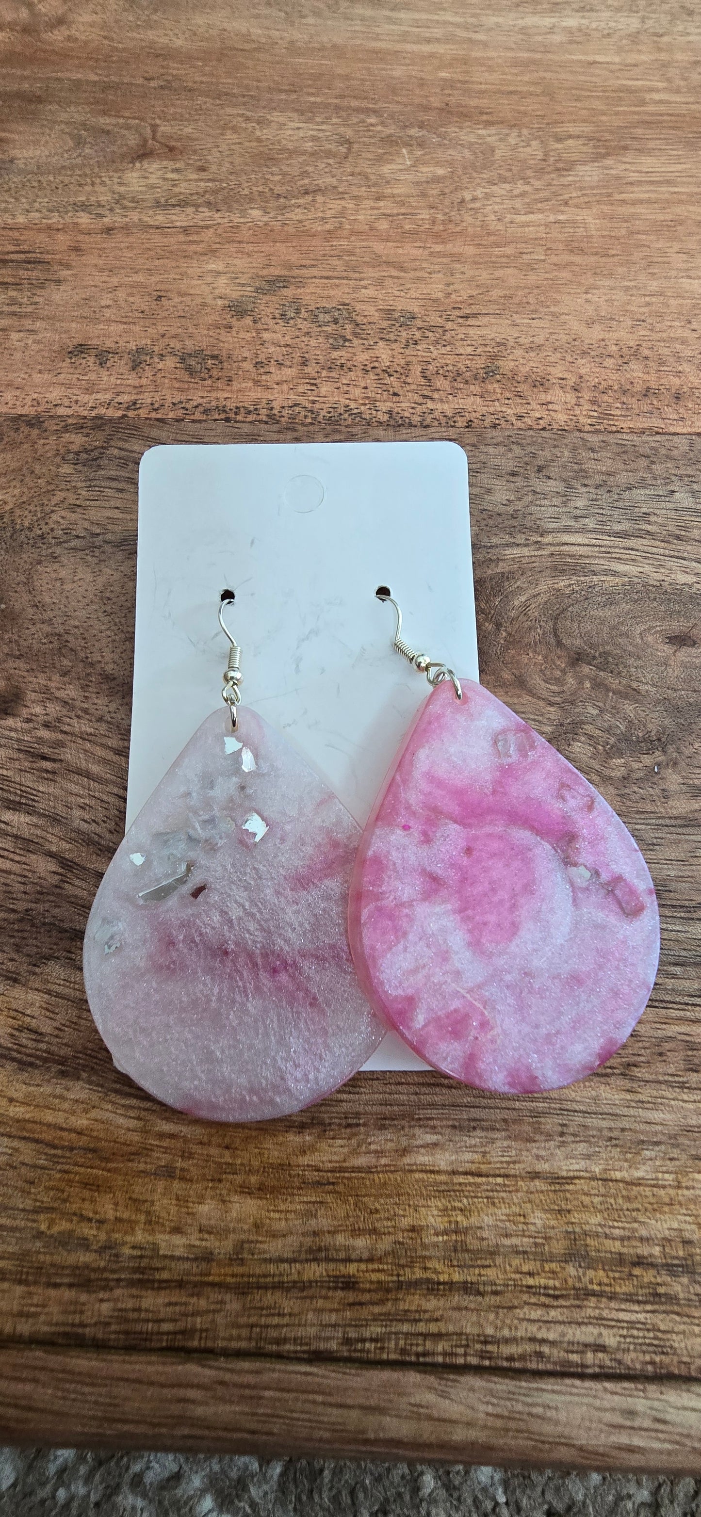 Tear drop ombre earrings