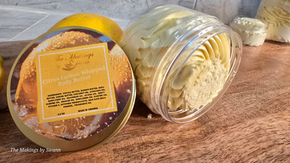 Citrus Lemon whipped body scrub 2.5 oz