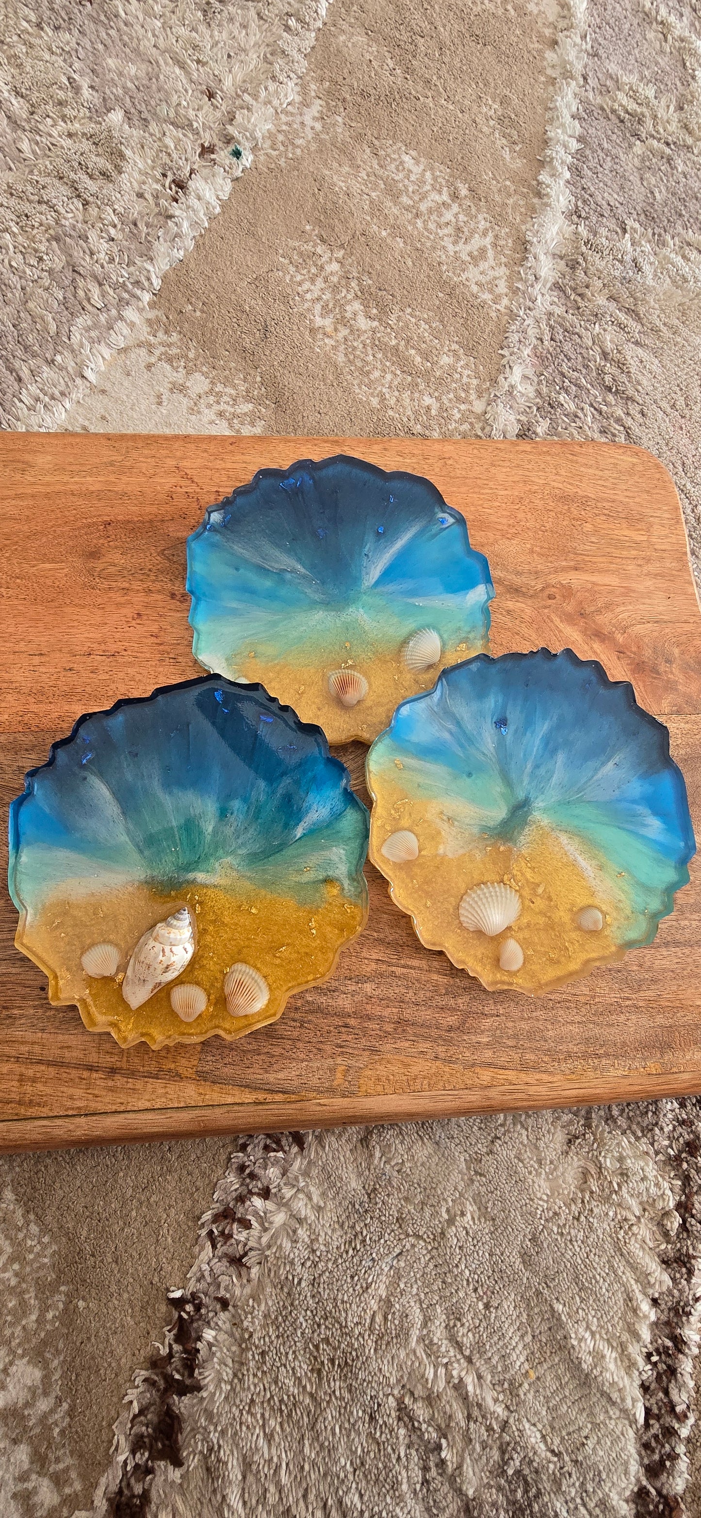 Ocean Themed Coasters (Set of 3)