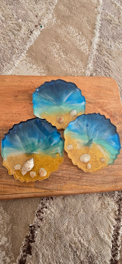 Ocean Themed Coasters (Set of 3)