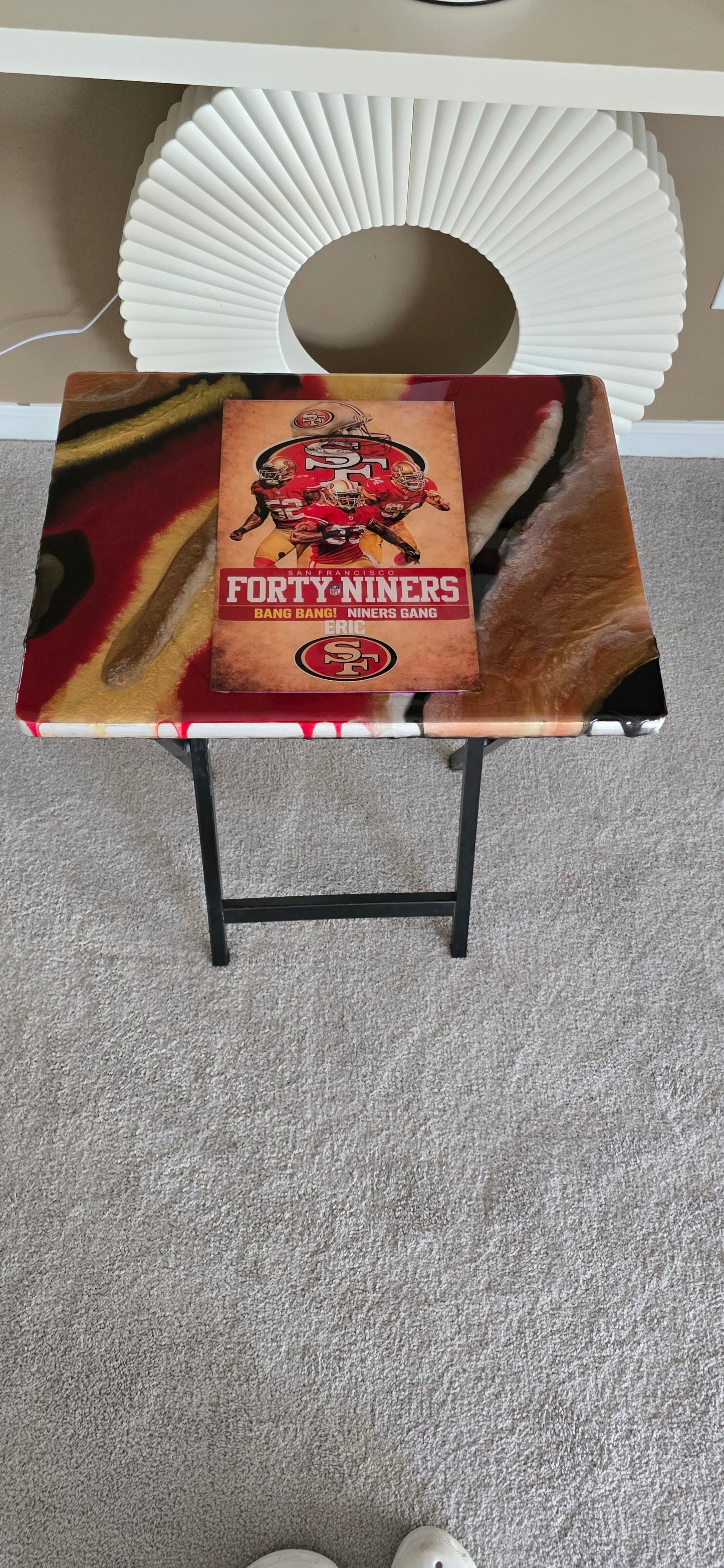 Customized acrylic art dinner tray *please read description before ordering*