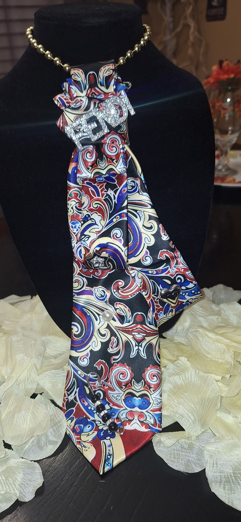 Colorful Junk Tie- by Pretti Gurlz