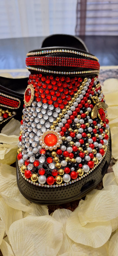 Croc Like shoes customized shoes (size 8/9)