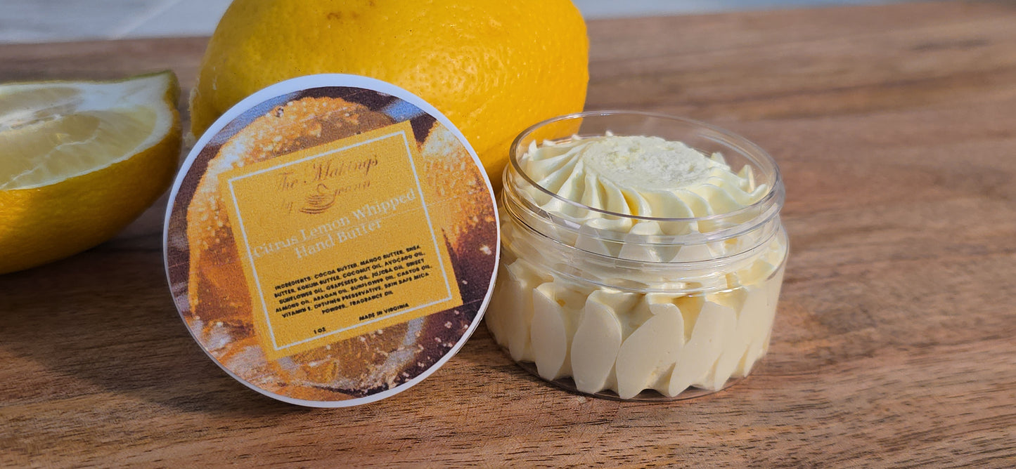 Citrus Lemon Whipped Hand Butter 1 oz