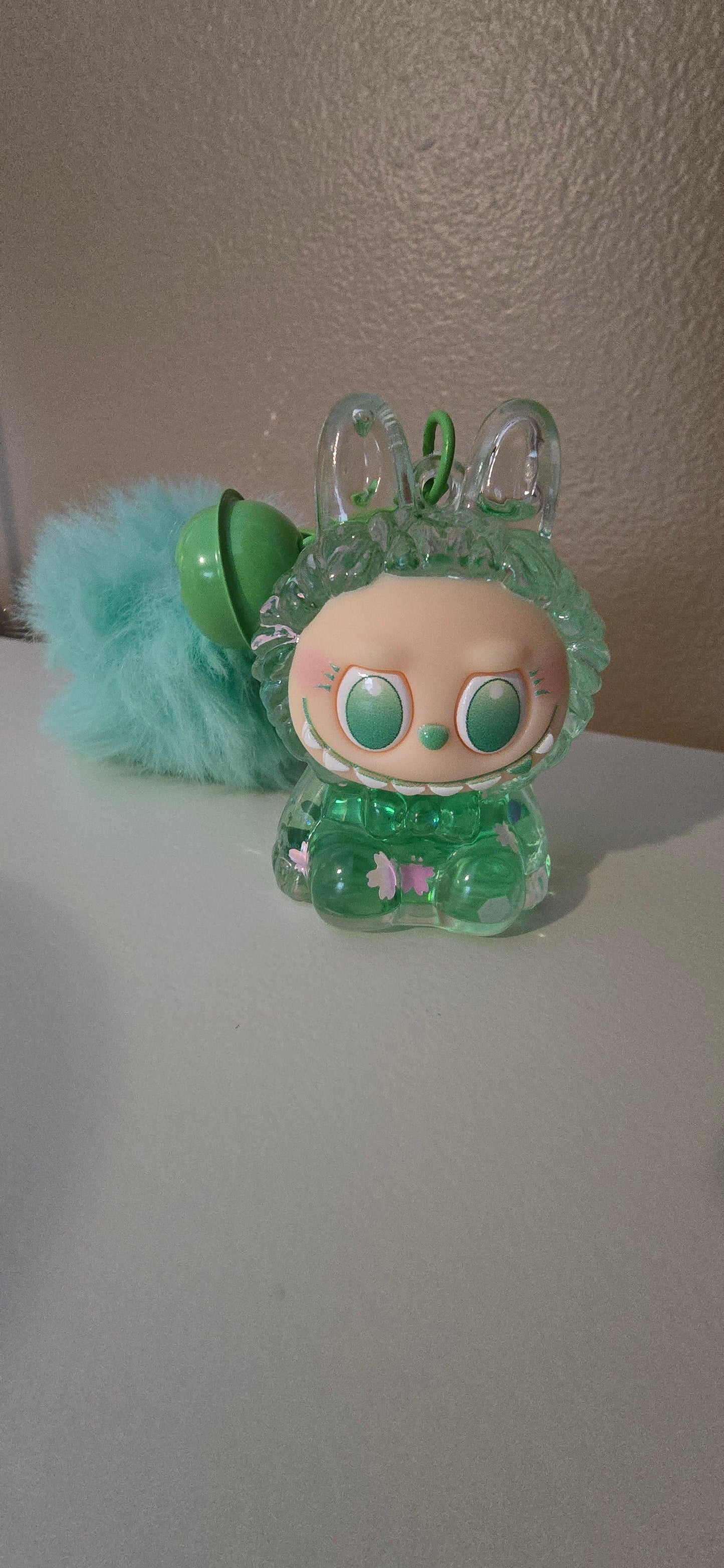 Green Little Monster Keychain