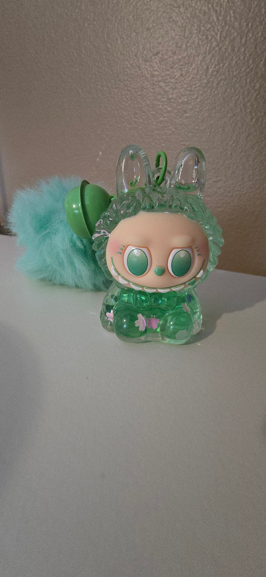 Green Little Monster Keychain