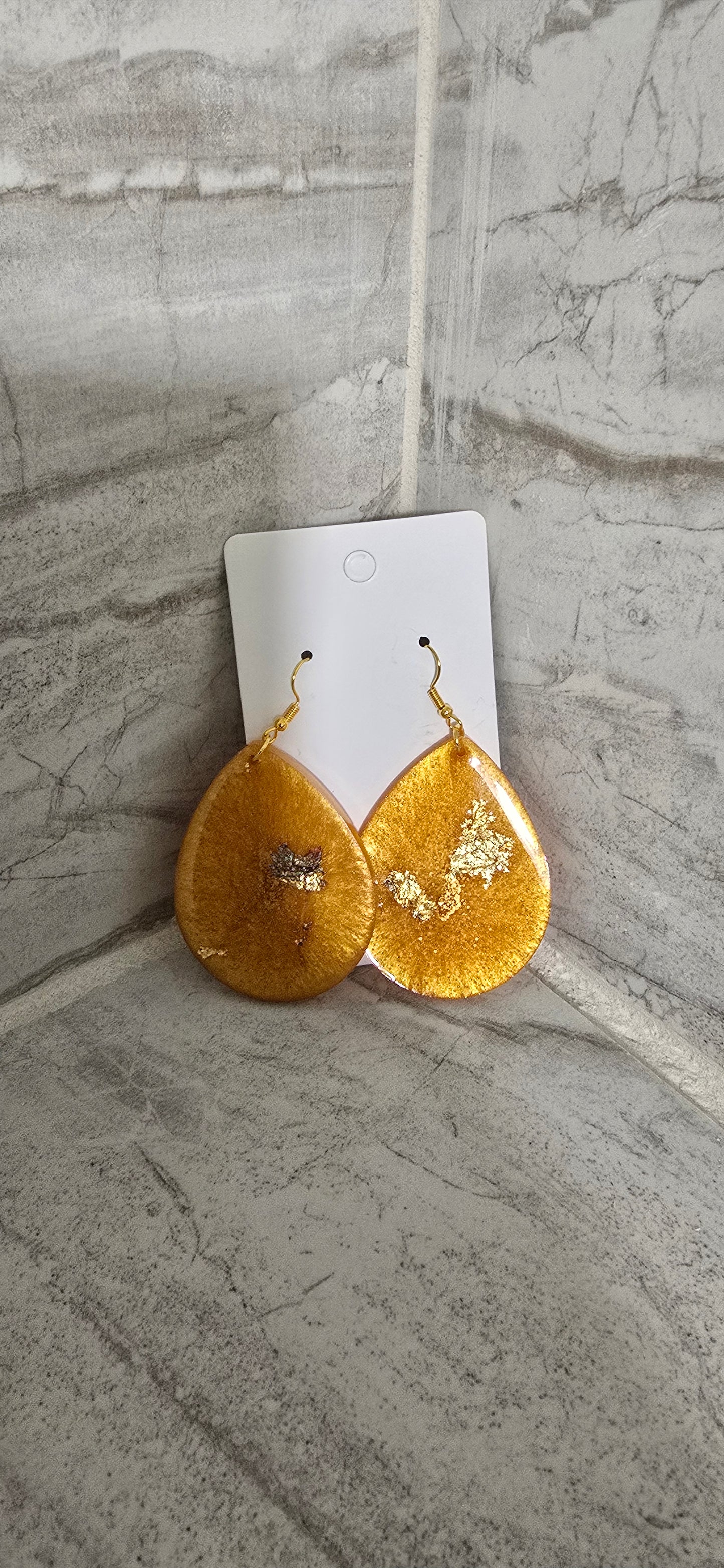 Gold Tear Drop earrings