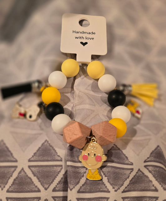 Cartoon Themed Bracelet/ Keychain holder
